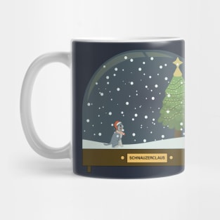 Schnauzer Snowglobe Mug